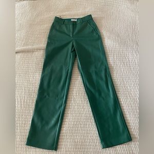 Aritzia Babaton Command Pants Vegan Leather